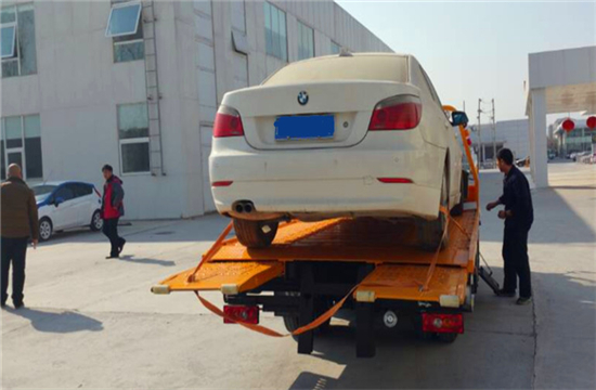 东风蓝牌平板清障车